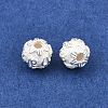 925 Sterling Silver Om Beads STER-T002-82S-2