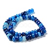 Natural Banded Agate/Striped Agate Beads Strands G-E605-A02-03B-4