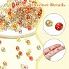 50G 10 Colors Transparent Acrylic Beads FIND-CJ0002-86-3