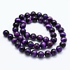 Natural Tiger Eye Beads Strands X-G-F561-8mm-B03-2
