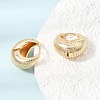 Brass Hoop Earrings for Women KK-CBACA55-04G-2