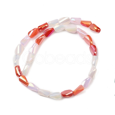 Electroplate Glass Beads Strands EGLA-P065-01A-08-1