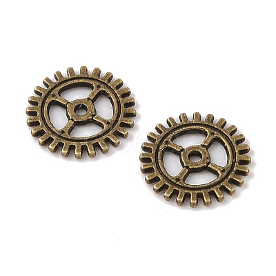 Tibetan Style Alloy Steampunk Pendants X-TIBEP-5458-AB-LF-1