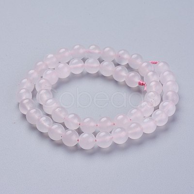 Natural Pink Calcite Beads Strands G-F687-01A-1