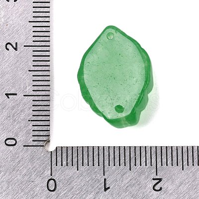 Dyed Natural White Jade Carved Nine Tailed Fox Links Connector Charms G-D105-01A-1