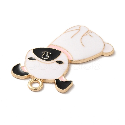 Alloy Enamel Pendants ENAM-Q447-01G-1