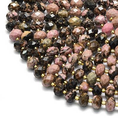 Natural Rhodonite Beads Strands G-P573-A27-01-1