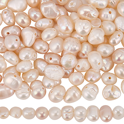 3 Strands Natural Cultured Freshwater Pearl Beads Strands PEAR-SC0001-22-1