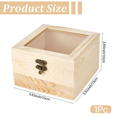 Wooden Storage Boxes WOCR-CL0001-01A-1