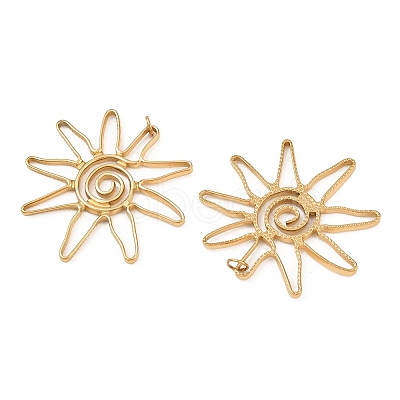 304 Stainless Steel Pendants STAS-G364-08G-1