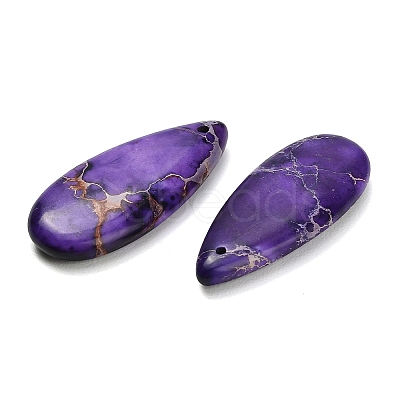 Dyed Natural Imperial Jasper Pendants G-H355-03C-1
