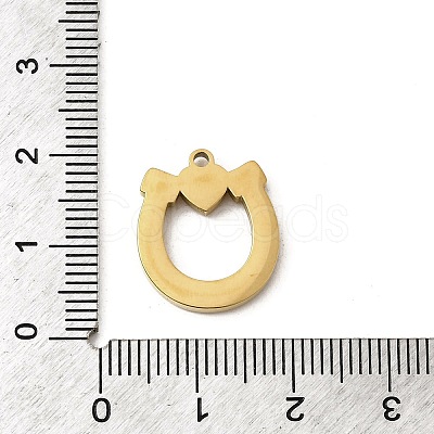 304 Stainless Steel Enamel Pendants STAS-I336-18G-1