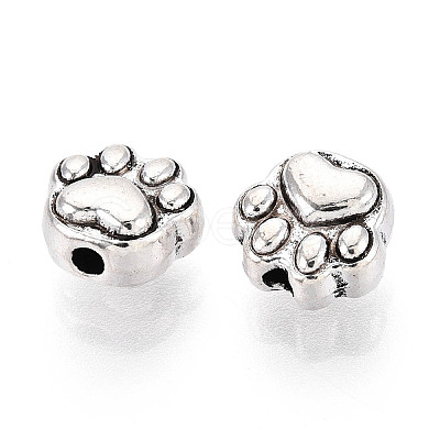 Tibetan Style Alloy Beads TIBE-N013-05AS-1