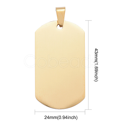 PVD Vacuum Plating 304 Stainless Steel Big Pendants LS-STAS-I140-19E-G-1