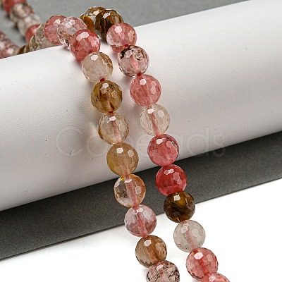 Tigerskin Glass Beads Strands G-E571-A07-02-1