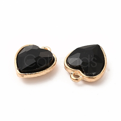 Faceted Glass Rhinestone Pendants GLAA-I051-B11-1