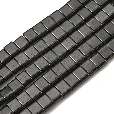 Electroplated Non-magnetic Synthetic Hematite Beads Strands G-C106-B02-14B-1