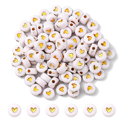 Plating Acrylic Beads PACR-YW0001-13-1