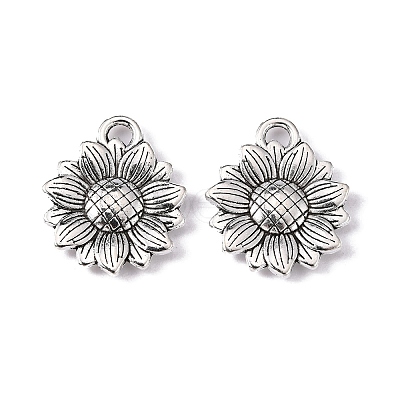 Sunflower Tibetan Style Alloy Pendants LS-TIBEP-R344-35AS-LF-1