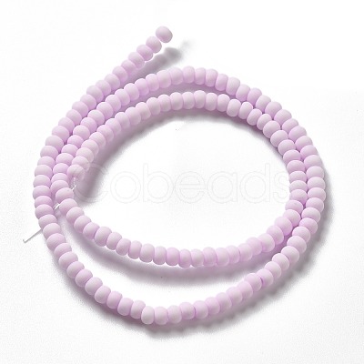 Handmade Frosted Porcelain Beads PORC-E017-01H-1