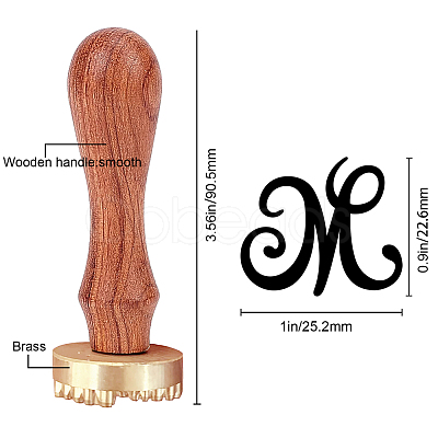 1Pc Brass Stamp Head DIY-CP0007-79M-1