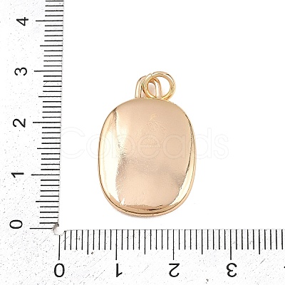 Brass Enamel Pendants ENAM-I087-02B-1