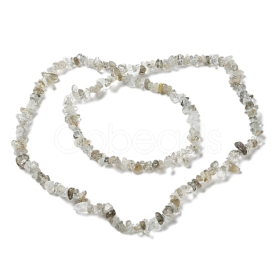 Natural Rutilated Quartz Beads Strands G-M205-86-1