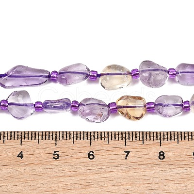 Natural Ametrine Beads Strands GG-CBA3A44-C03-01-1