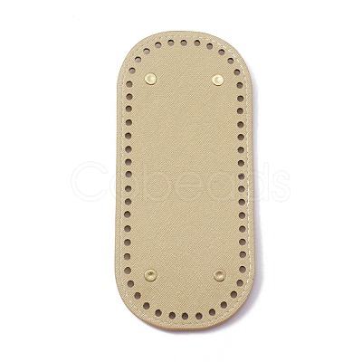 Imitation Leather Knitting Crochet Bags Bottom FIND-WH0049-93A-1