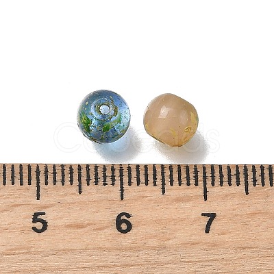 Picasso Transparent Glass Beads GLAA-P073-02-1