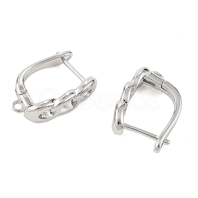 SHEGRACE Brass Hoop Earring Findings XGRQ79073-945P-1