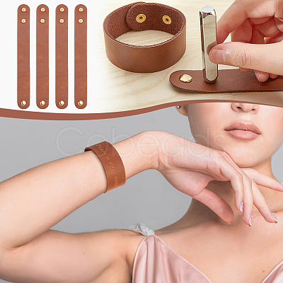 25MM Adjustable Leather Cord Bracelets DIY-WH0002-28-1