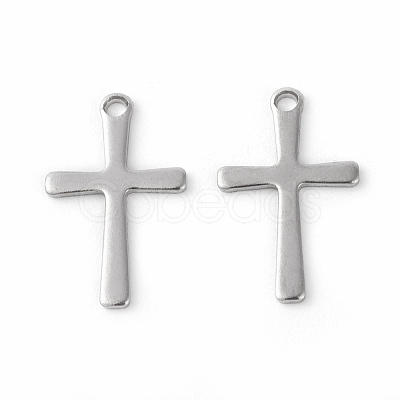 Tarnish Resistant 201 Stainless Steel Pendants STAS-F192-076P-1