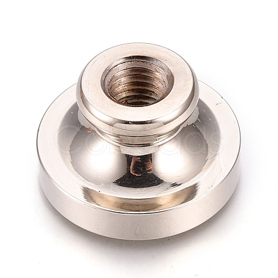 Blank Wax Seal Brass Stamp Head AJEW-K027-01S-1