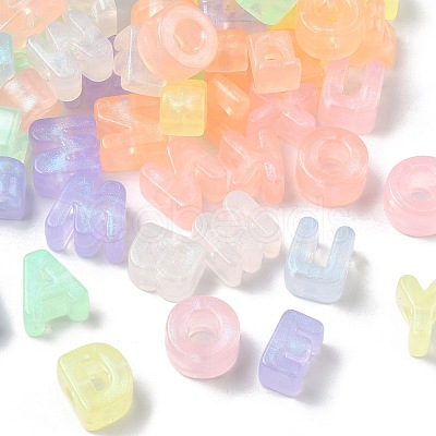 Luminous Transparent Acrylic European Beads OACR-D038-01-1