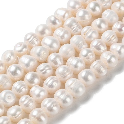 Natural Cultured Freshwater Pearl Beads Strands PEAR-E018-01-1
