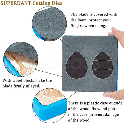 SUPERDANT Wooden Cutting Dies DIY-SD0001-65C-1