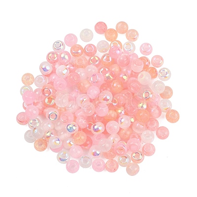 Mixed Color Imitation Cat Eye Glass Round Seed Beads SEED-NH0003-01A-07-1