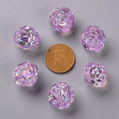 Transparent Acrylic Beads TACR-S154-31C-935-1