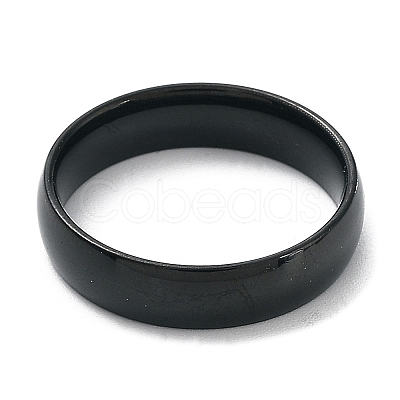 Ion Plating(IP) 304 Stainless Steel Flat Plain Band Rings STAS-I160-B-17mm-B-1