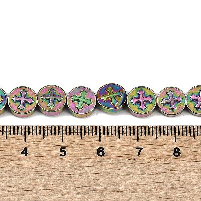 Electroplated Synthetic Non-magnetic Hematite Beads Strands G-K375-B02-09-1