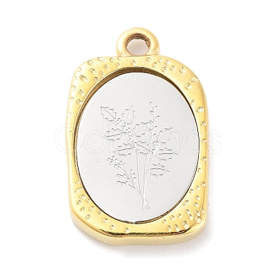 304 Stainless Steel Pendants STAS-F303-B12-1