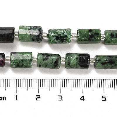 Natural Ruby in Zoisite Beads Strands G-G068-A06-01-1