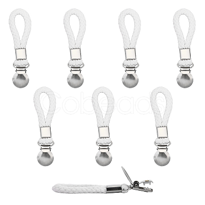 CHGCRAFT 8Pcs Iron Pacifier Clips AJEW-CA0003-77-1