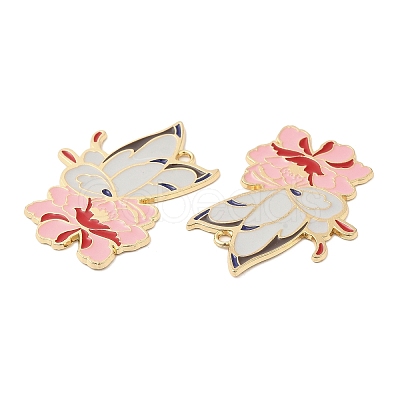 Alloy Enamel Pendants FIND-C037-06G-1