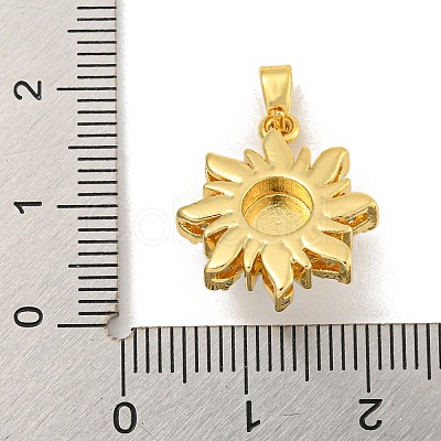 Rack Plating Brass Cubic Zirconia Pendants KK-H476-11G-03-1