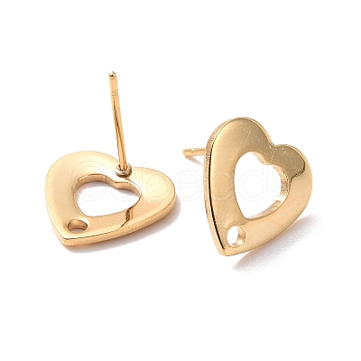 201 Stainless Steel Stud Earring Findings LS-X-STAS-K241-17G-1