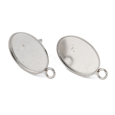 304 Stainless Steel Stud Earring STAS-C117-07P-1