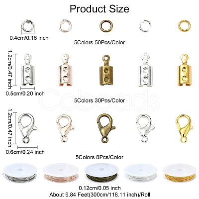 DIY Necklace/Bracelet Jewelry Kits DIY-YW009-45G-1