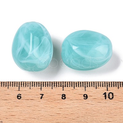 Opaque Acrylic Beads OACR-N137-36F-1